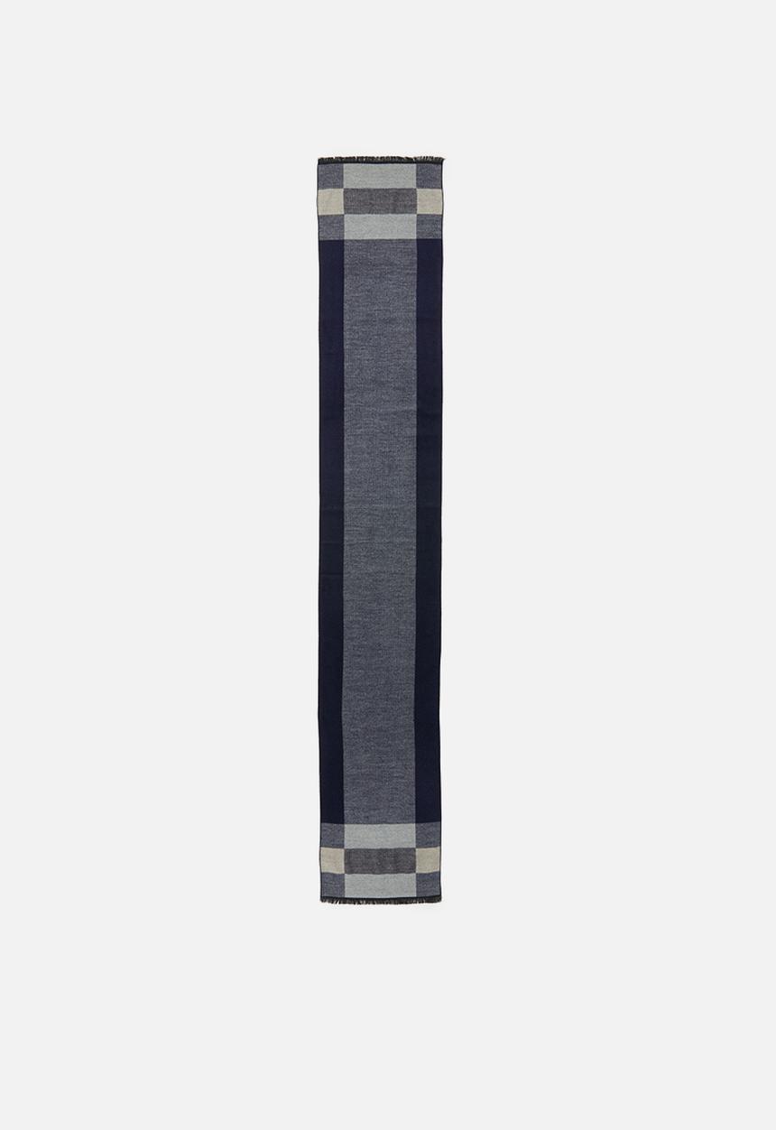 Superbalist - Klein scarf  - navy & grey 