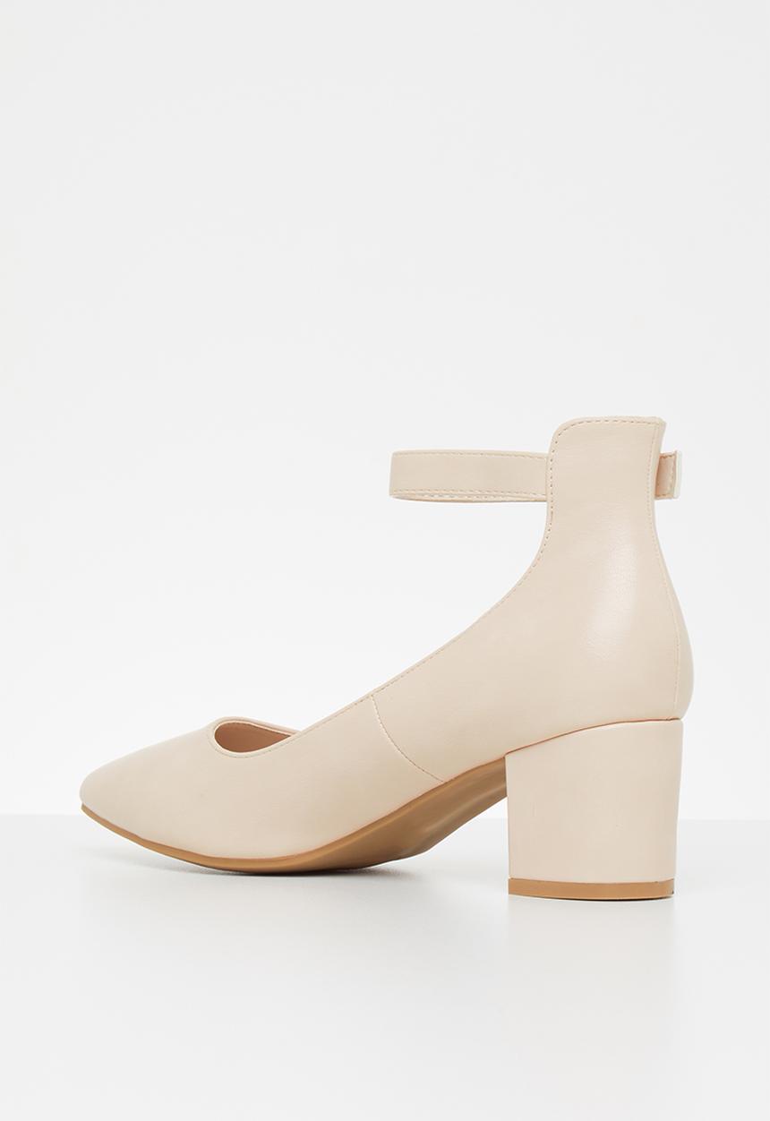 Jada - Brush pu heel - neutral