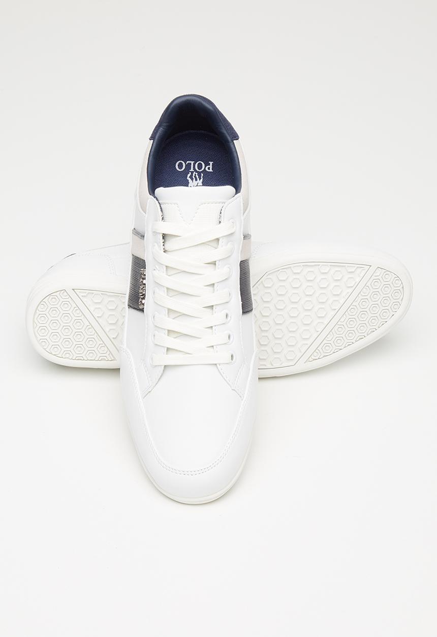 POLO - Joseph side flash sneaker - white
