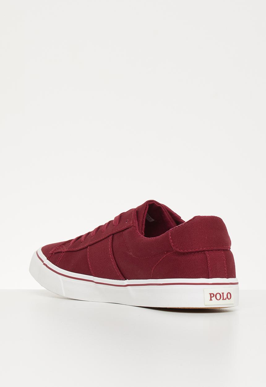 POLO - London canvas sneaker - burgundy