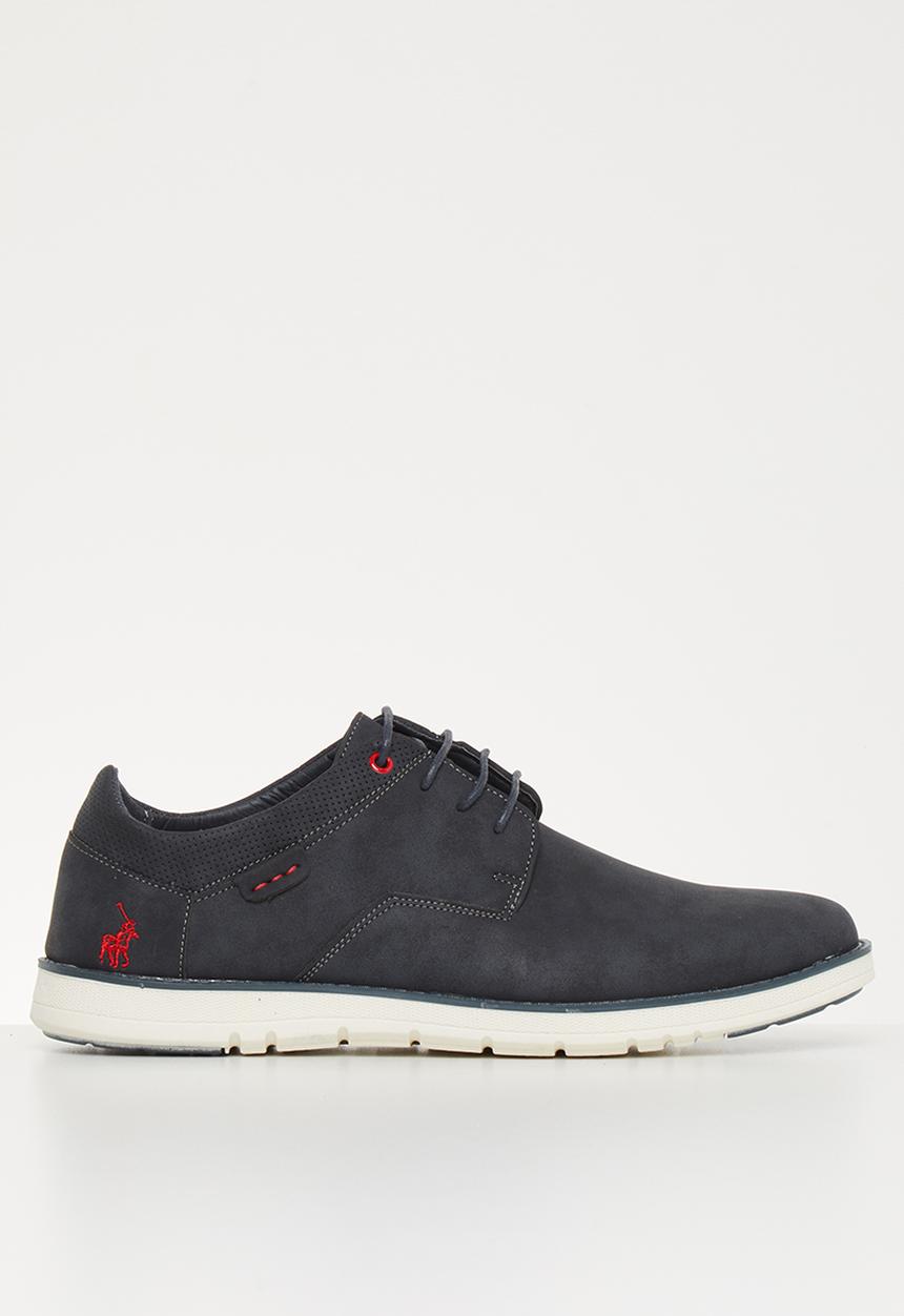 POLO - Joey nubuck lace up - navy