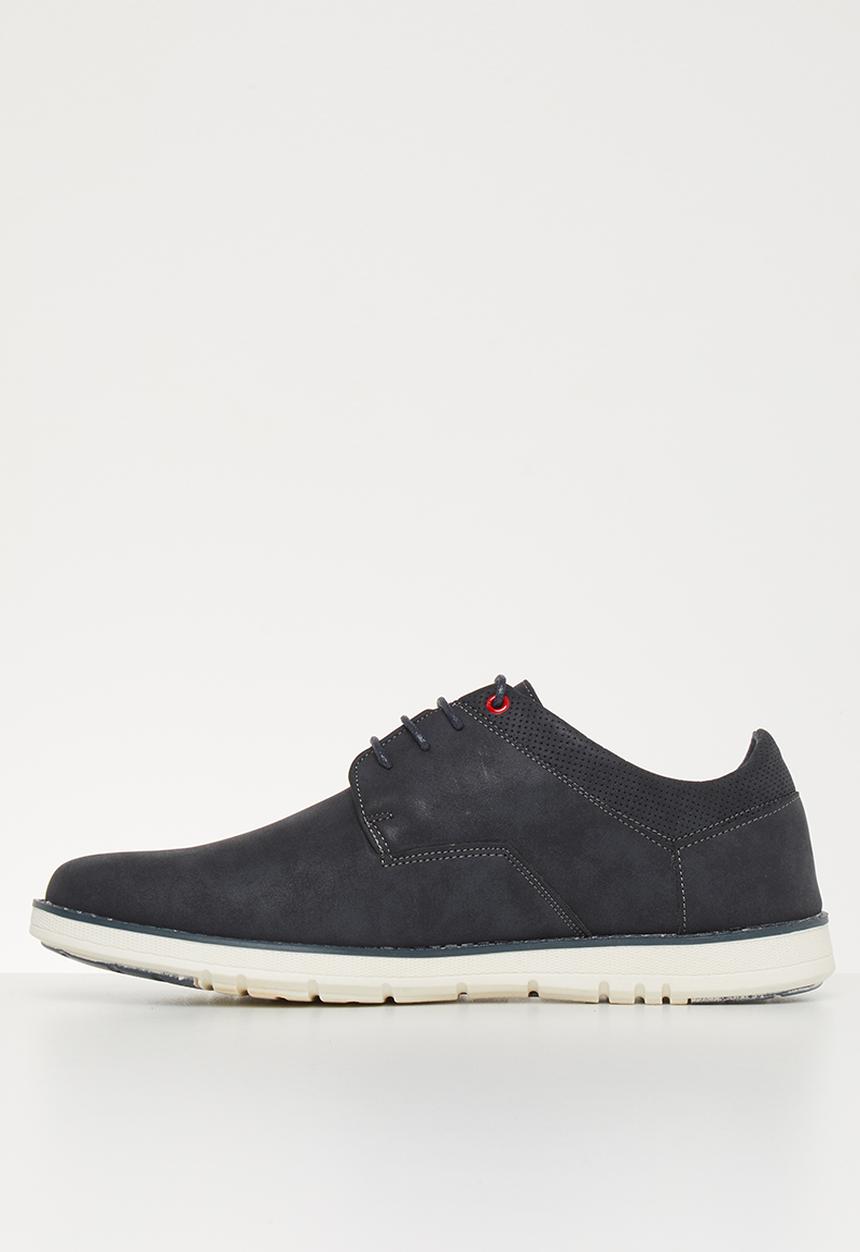 POLO - Joey nubuck lace up - navy