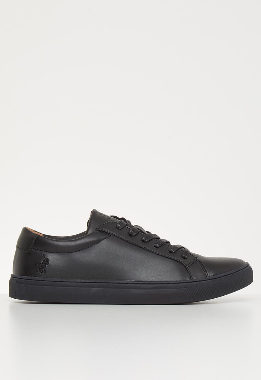 POLO - David plain vamp sneaker - black