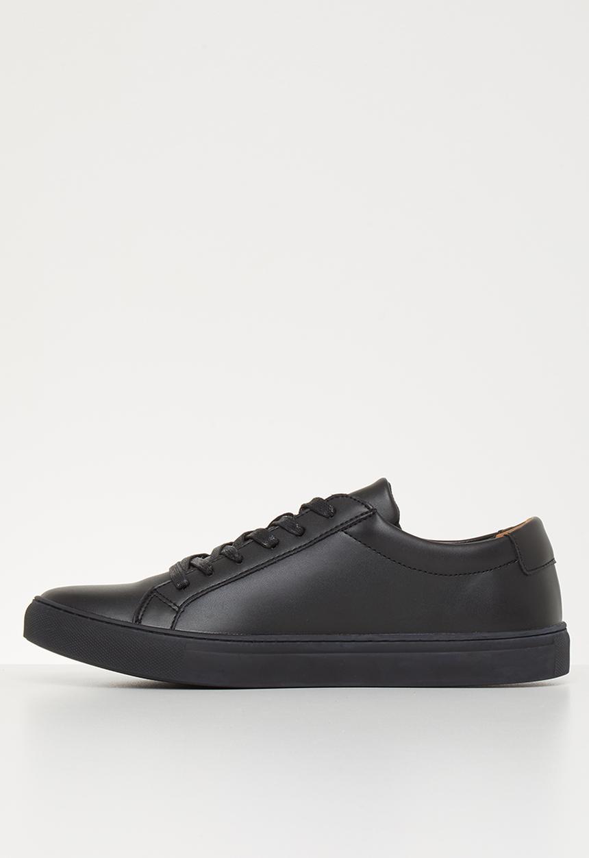 POLO - David plain vamp sneaker - black
