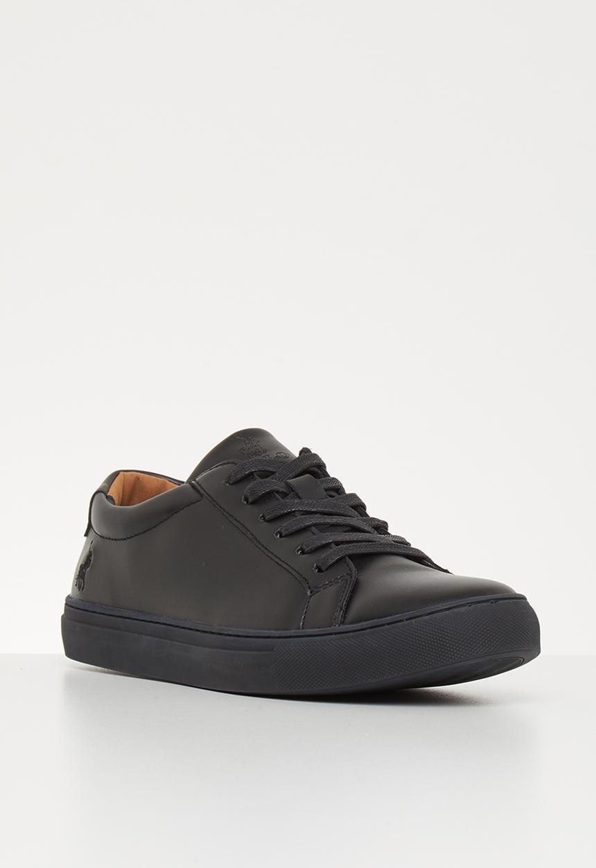 POLO - David plain vamp sneaker - black