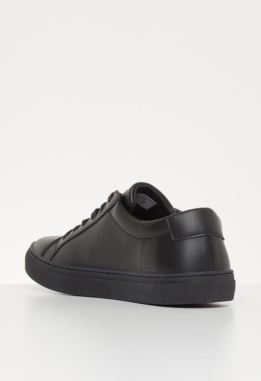 POLO - David plain vamp sneaker - black
