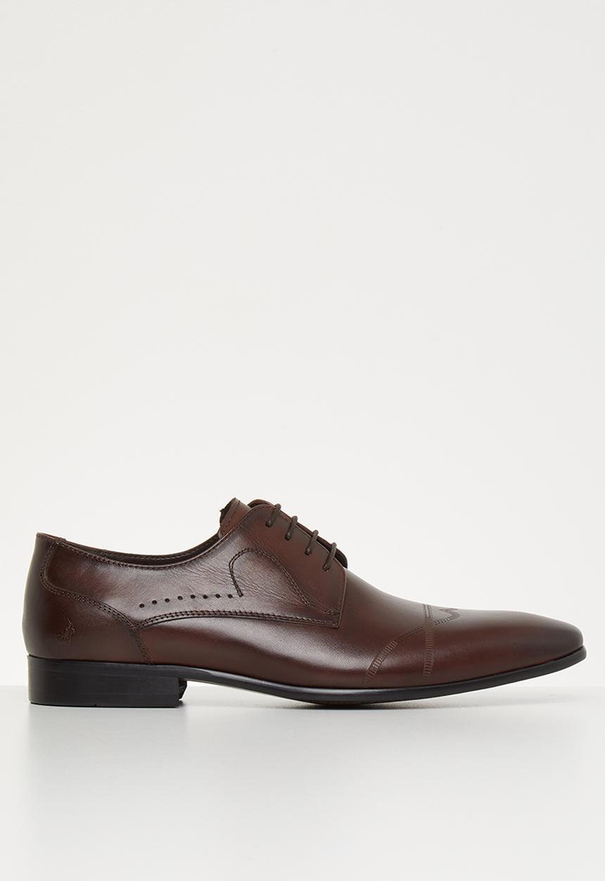 POLO - Danny wingcap lace up formal - brown