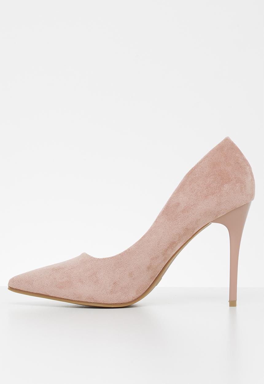 Jada - Faux suede court - pink