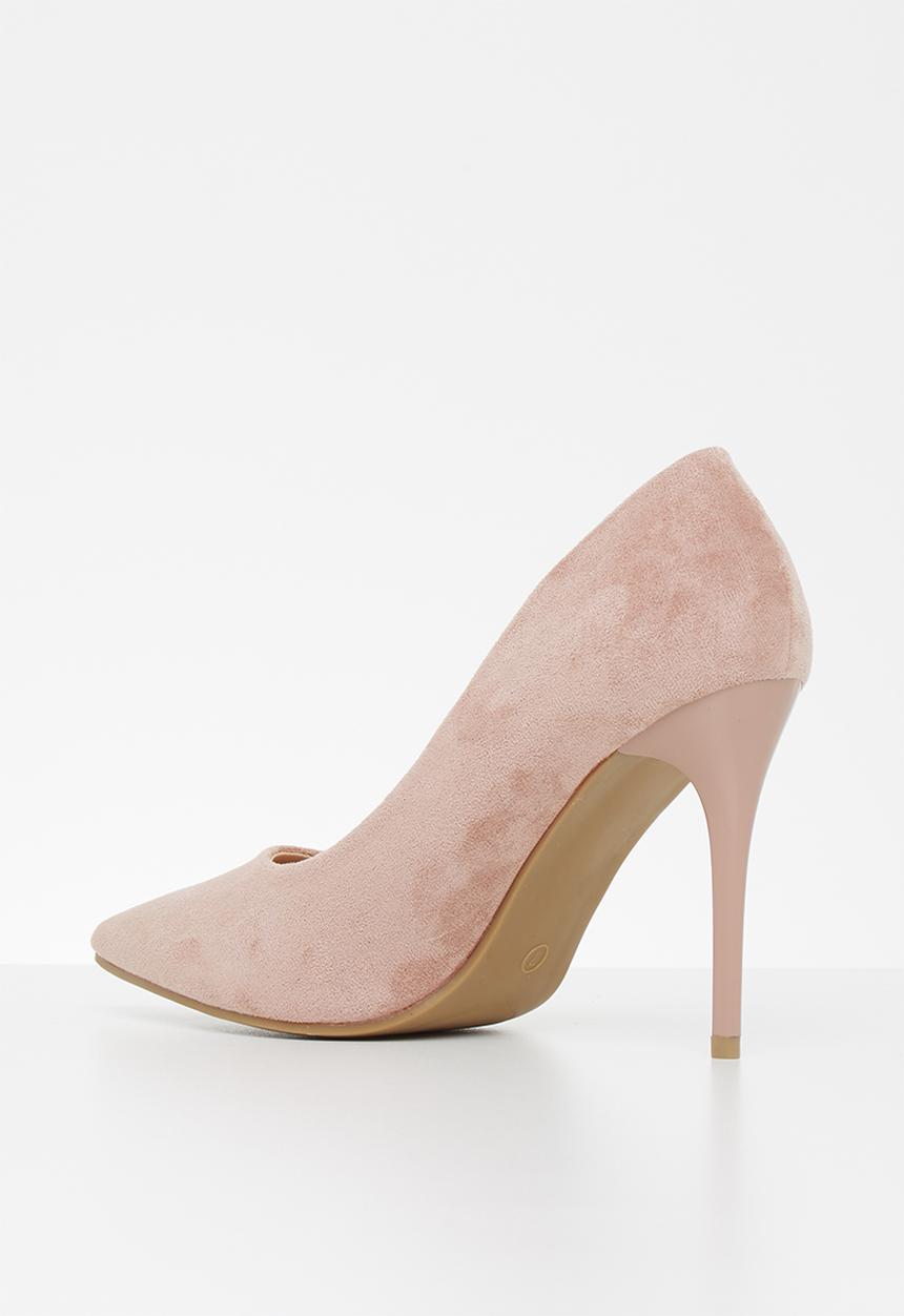 Jada - Faux suede court - pink