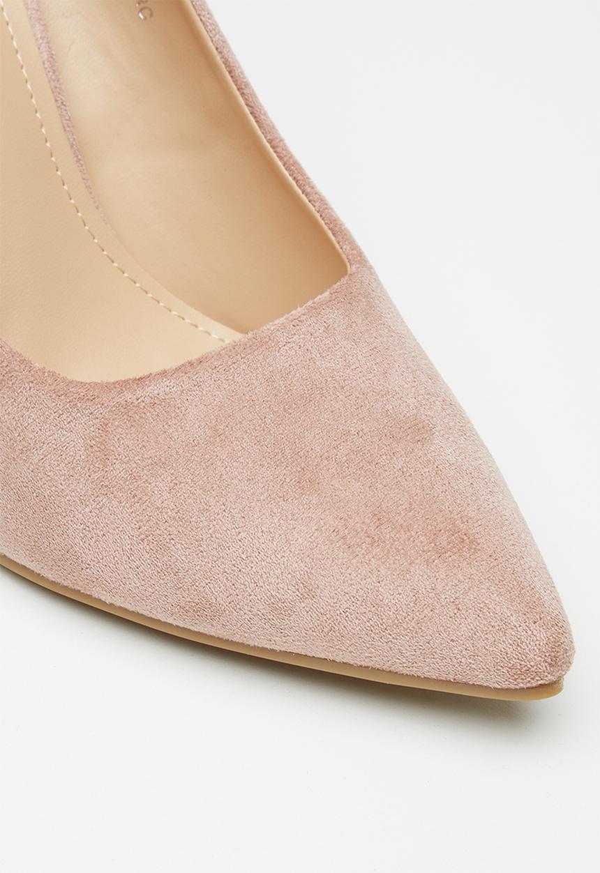 Jada - Faux suede court - pink