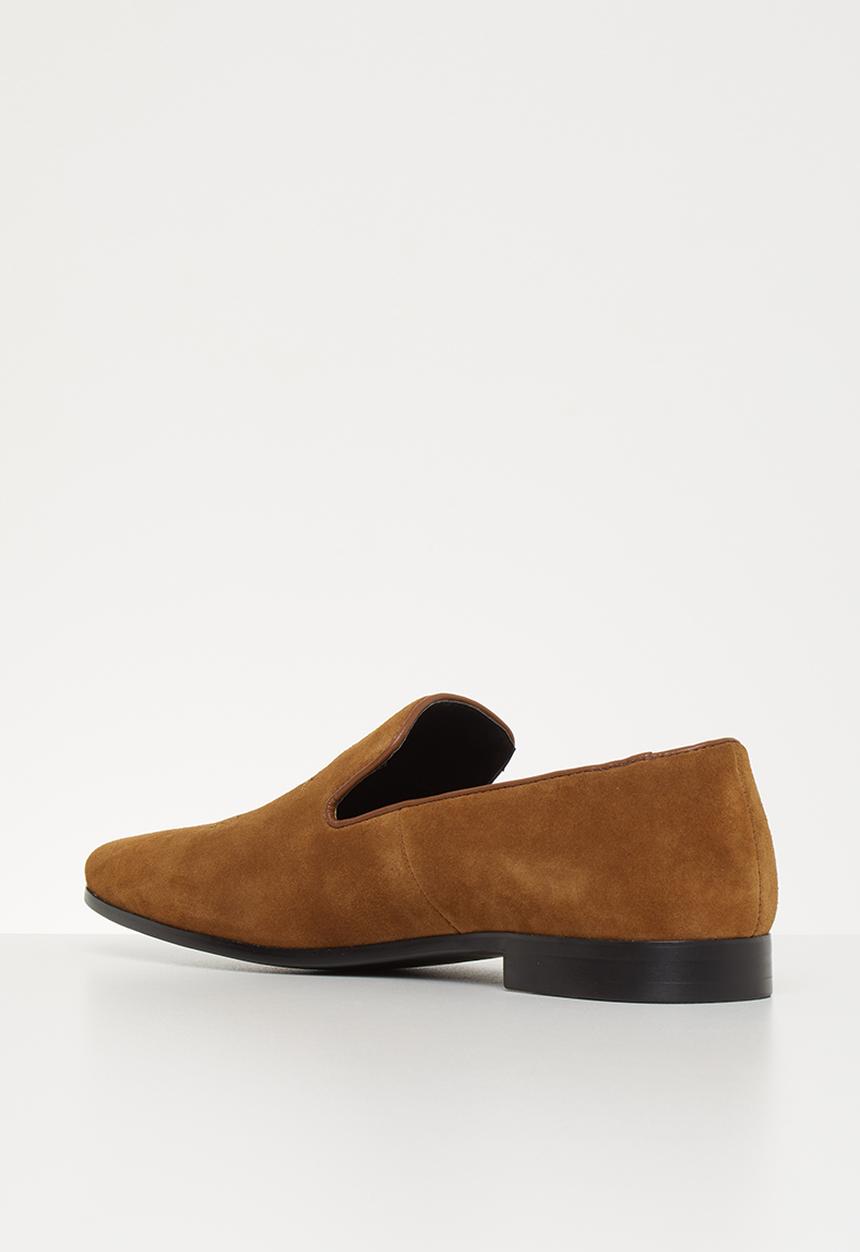 POLO - Jacob suede pony slip on - tan