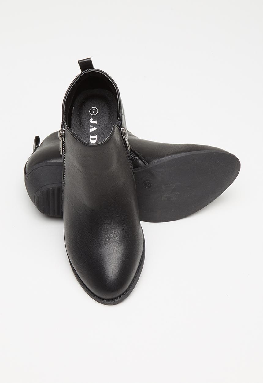 Jada - Side zip bootie - black