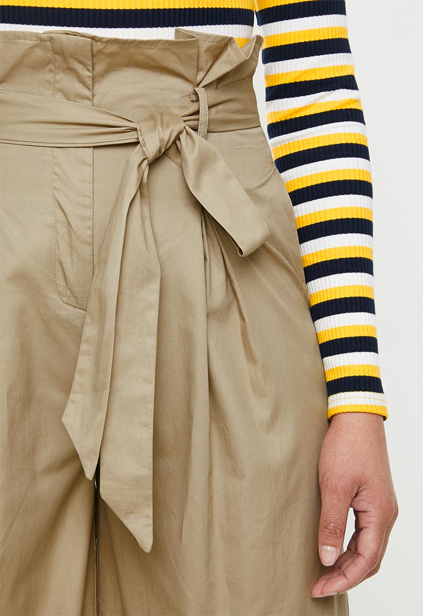 Glamorous - Wide leg trouser - stone