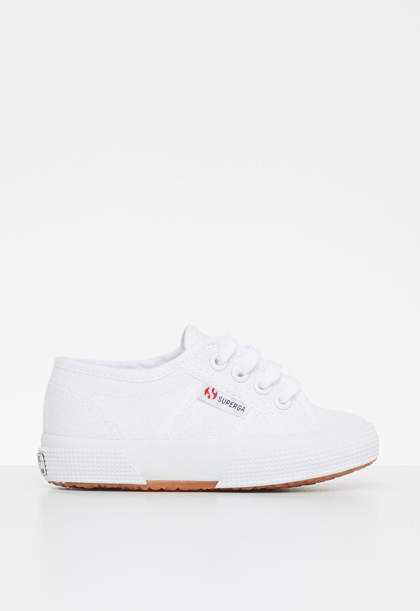 SUPERGA - Canvas lace up - white
