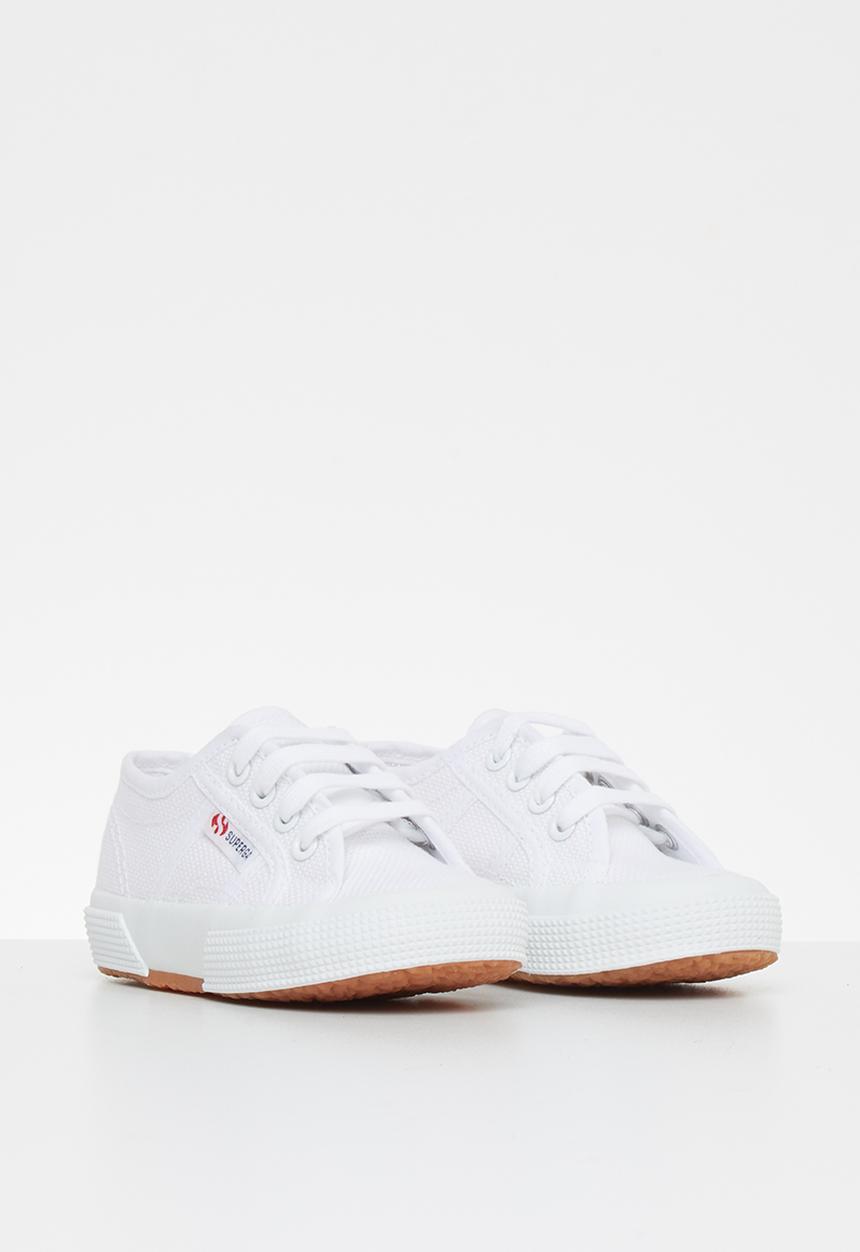 SUPERGA - Canvas lace up - white