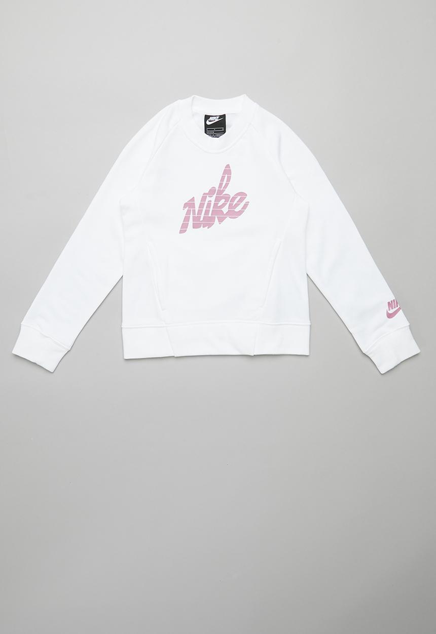 Nike - Girls nsw crew gx fg - white & pink