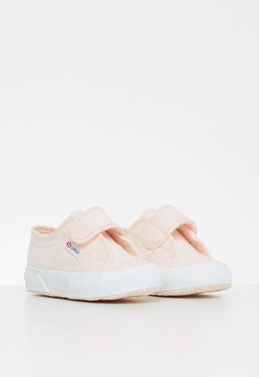 SUPERGA - Classic velcro sneaker - pink