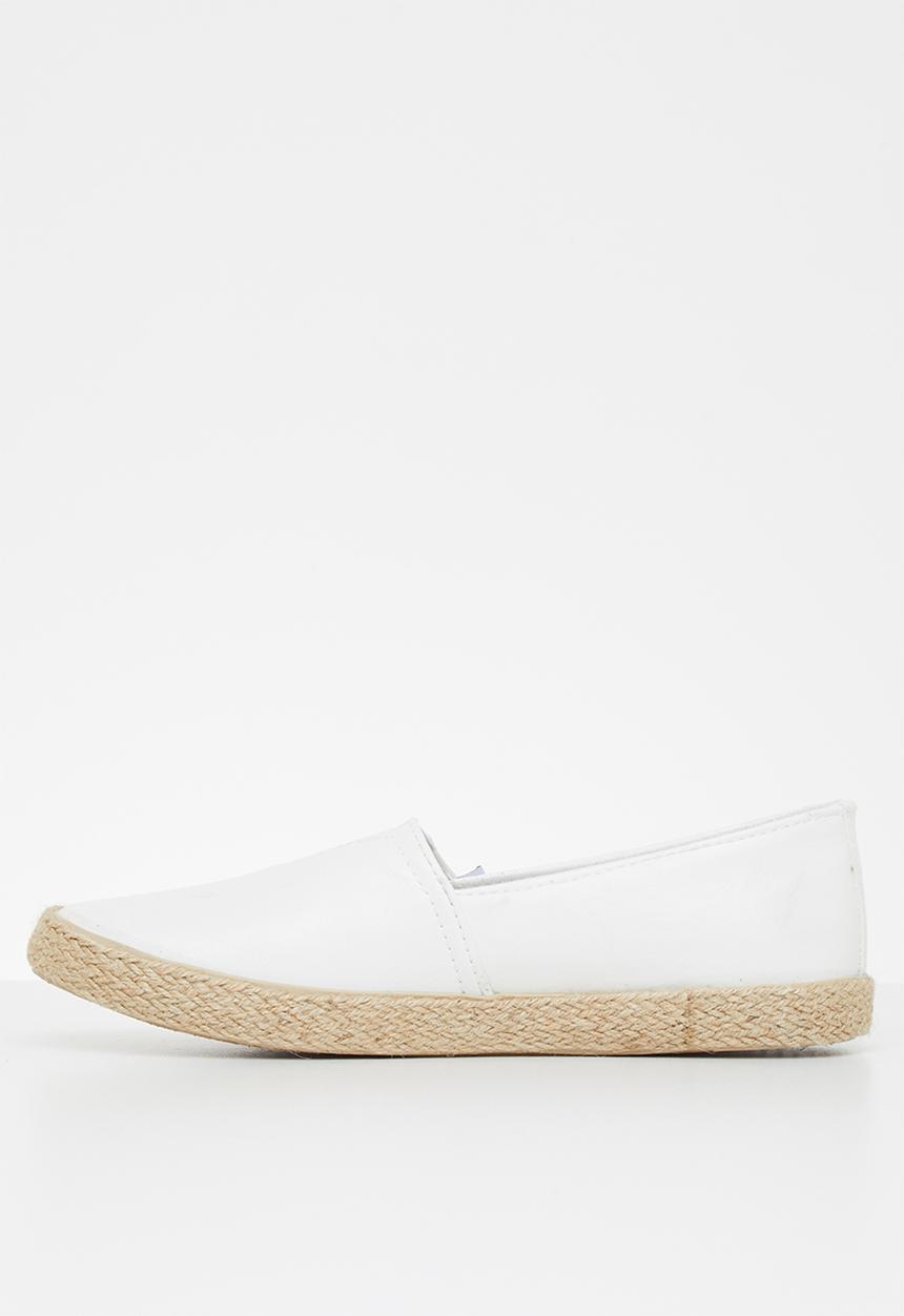 Jada - Espadrille slip-on - white