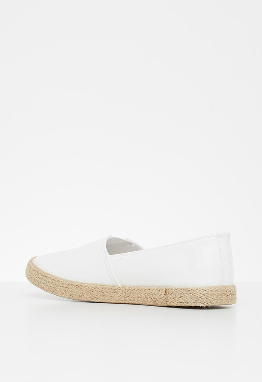 Jada - Espadrille slip-on - white