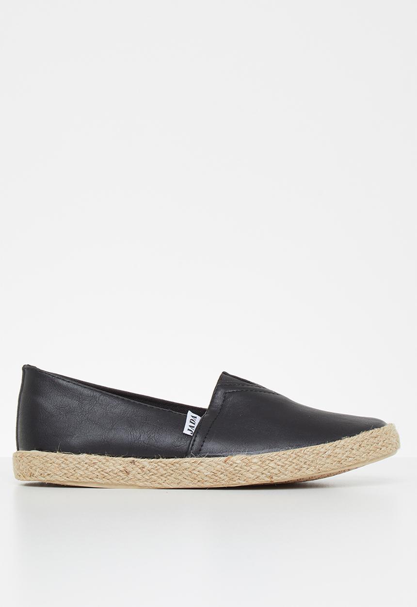 Jada - Espadrille slip-on - black