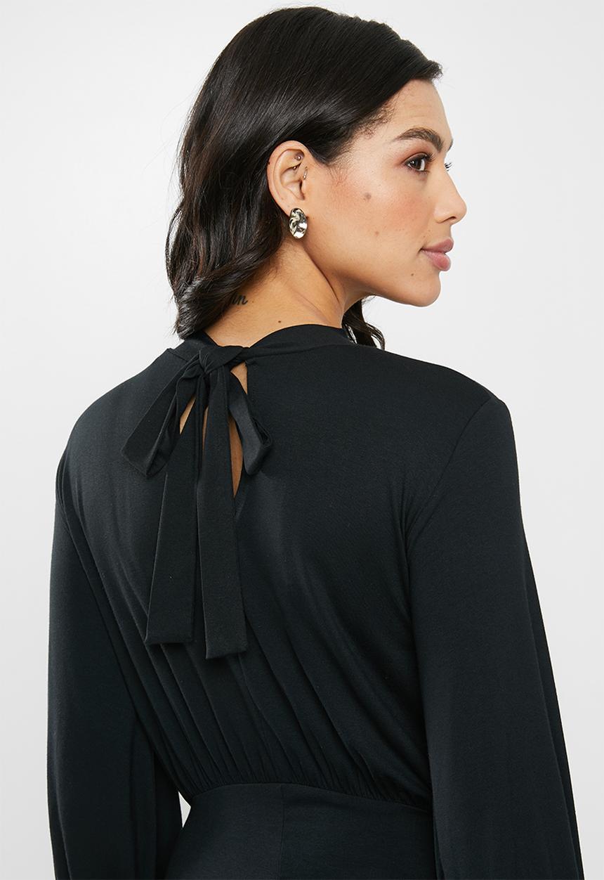 edit - Femme 3/4 sleeve dress - black