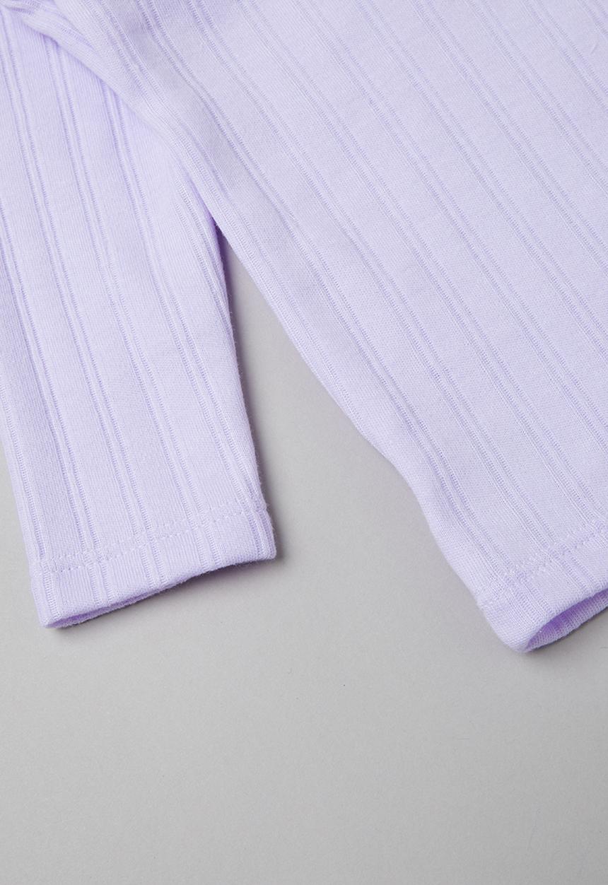 Pop Candy - 2 Pack long sleeve tee - white & lilac