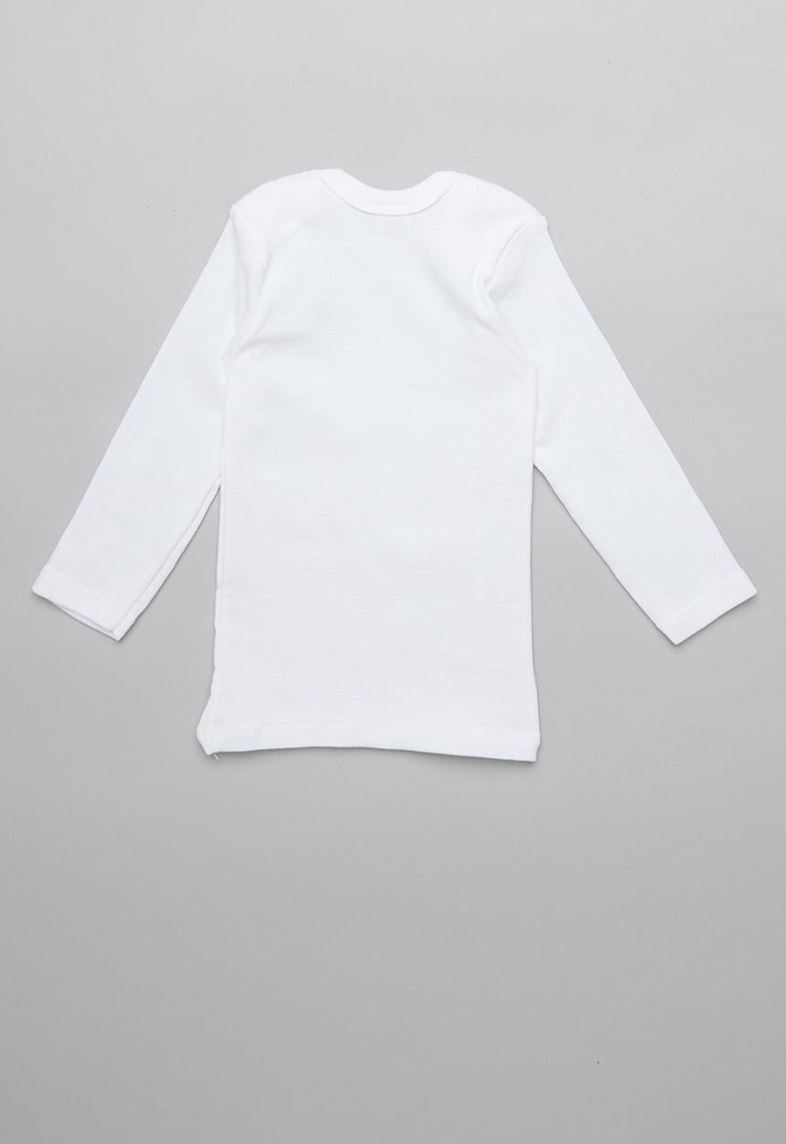 Pop Candy - 2 pack long sleeve tee - white & aqua