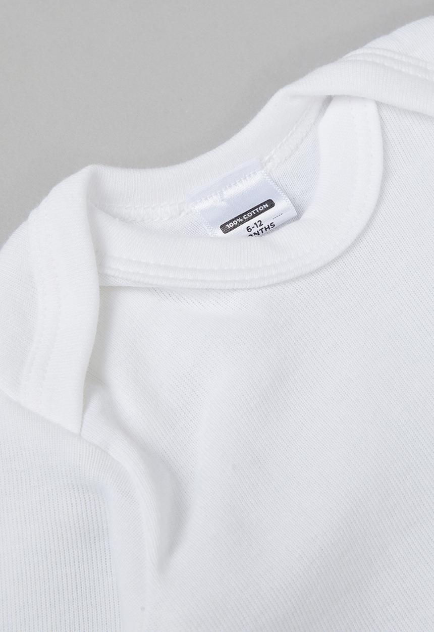 Pop Candy - 2 pack long sleeve tee - white & aqua
