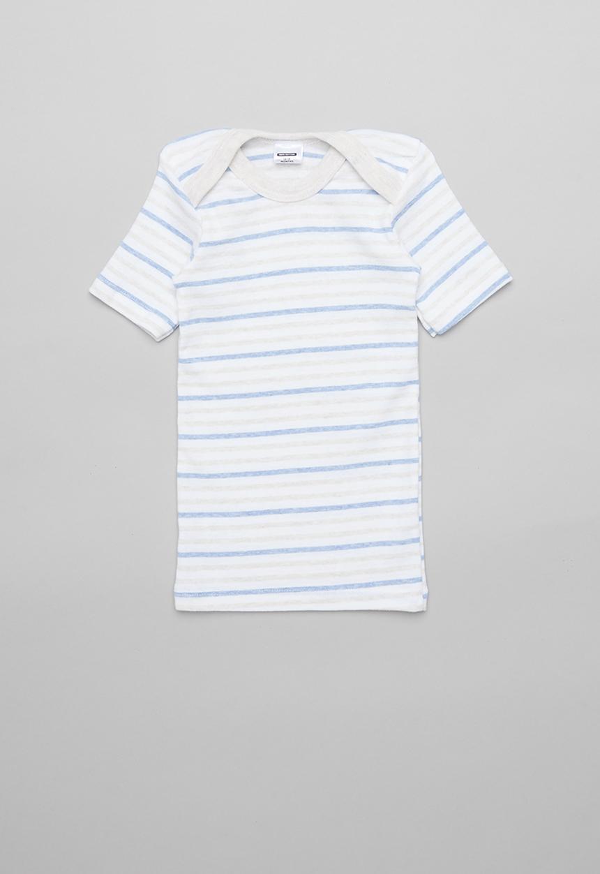 Pop Candy - 2 pack short sleeve top - white & blue