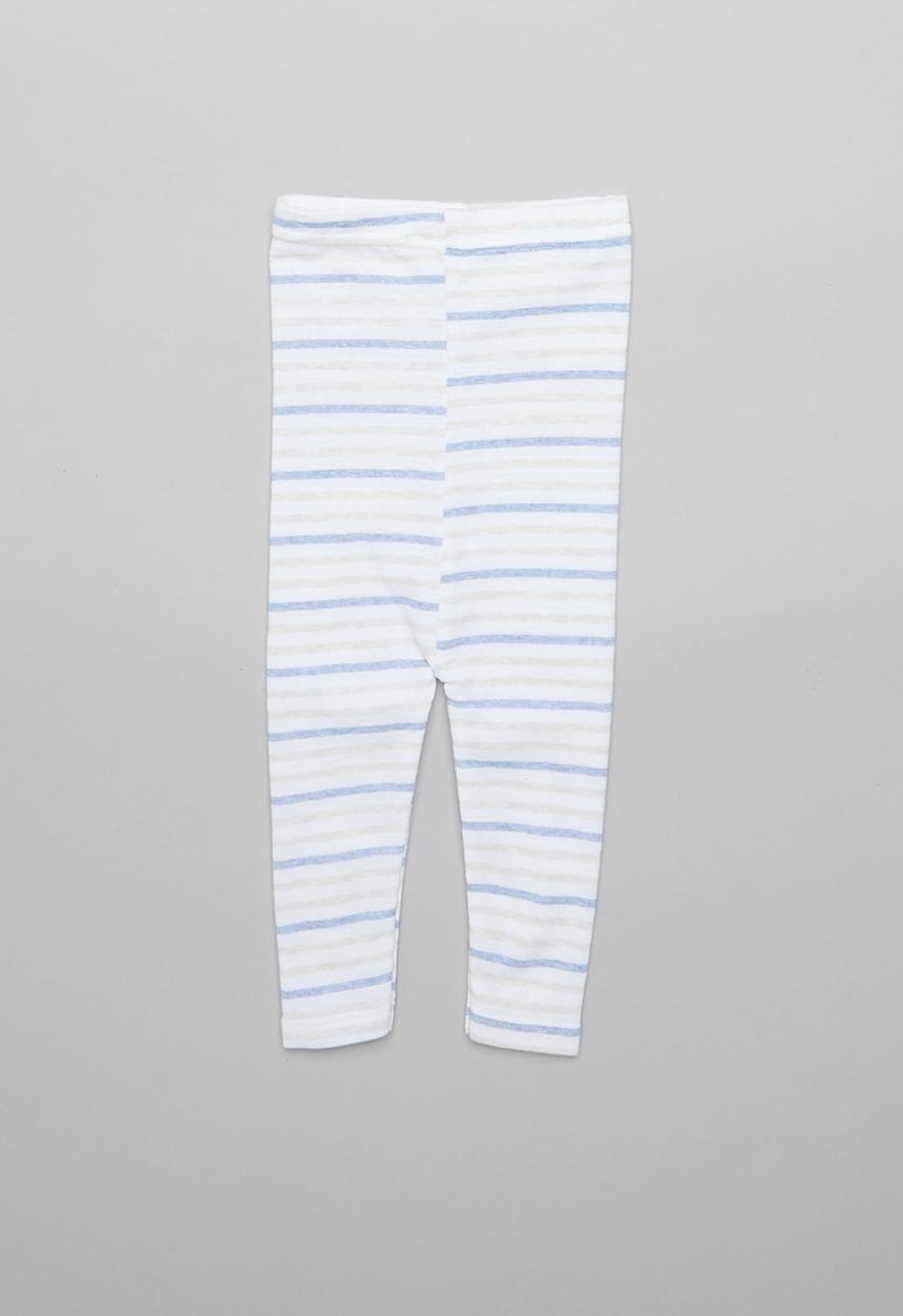 Pop Candy - Boys 2 pack leggings - blue & stripe