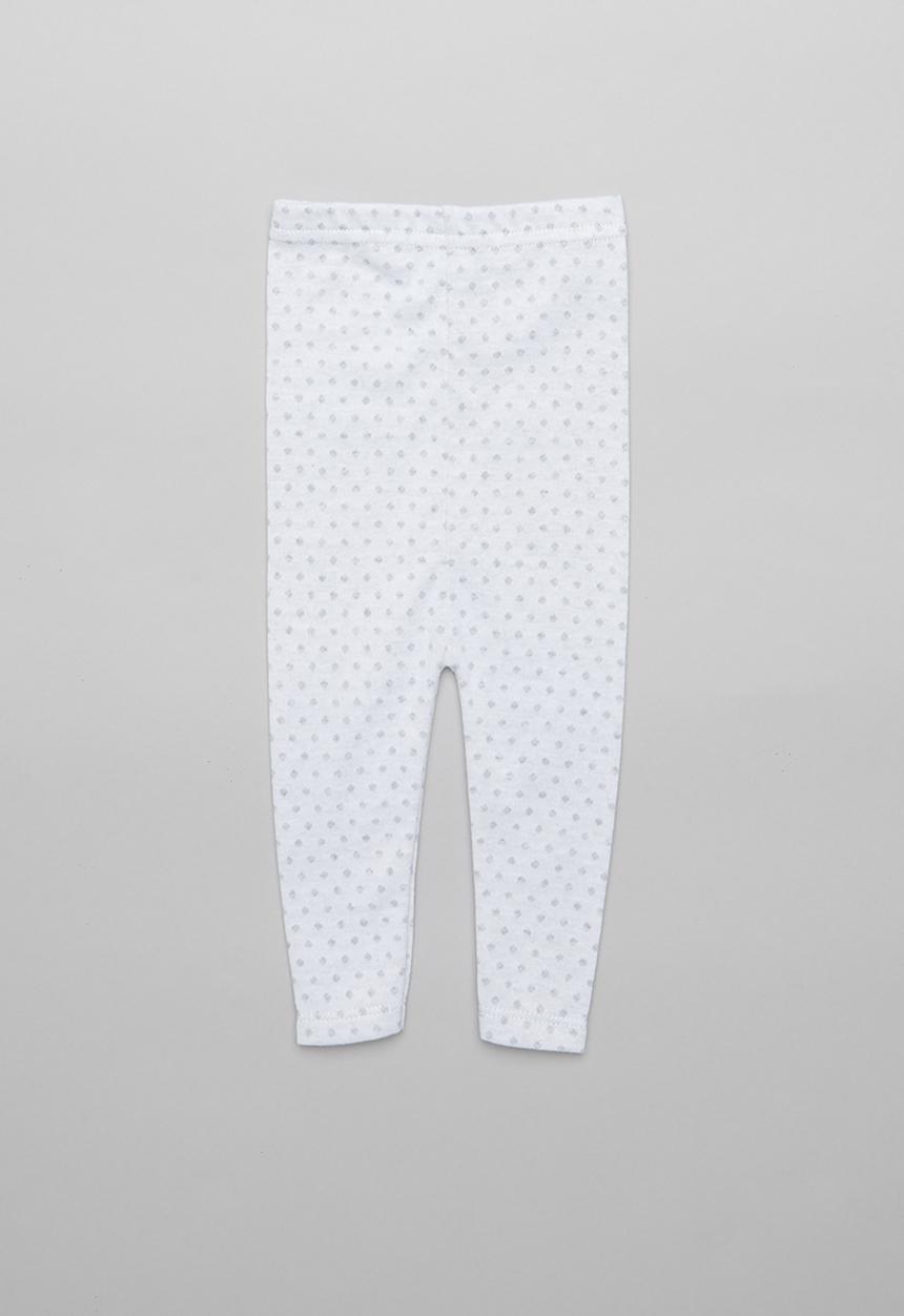 Pop Candy - Girls 2 pack leggings - white & grey 