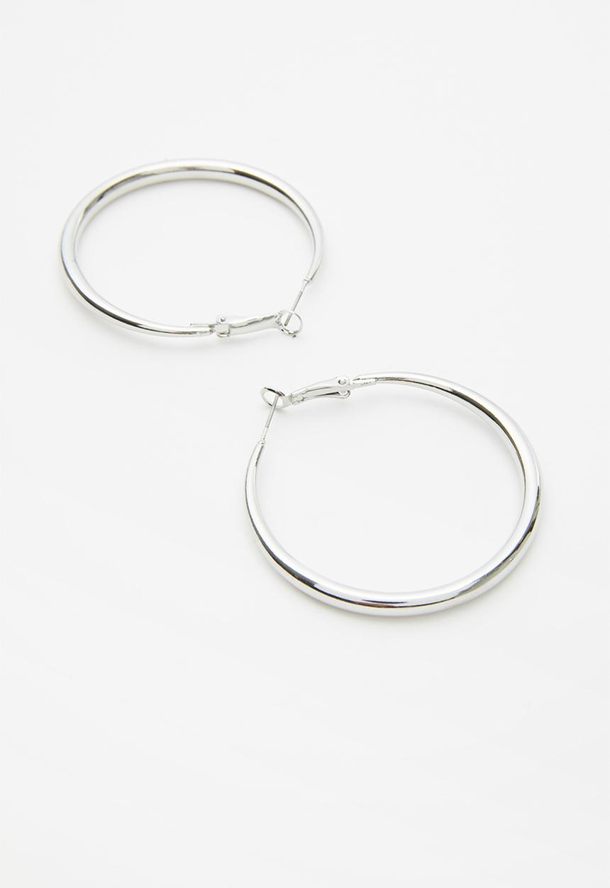 Superbalist - Emma hoop earrings - silver