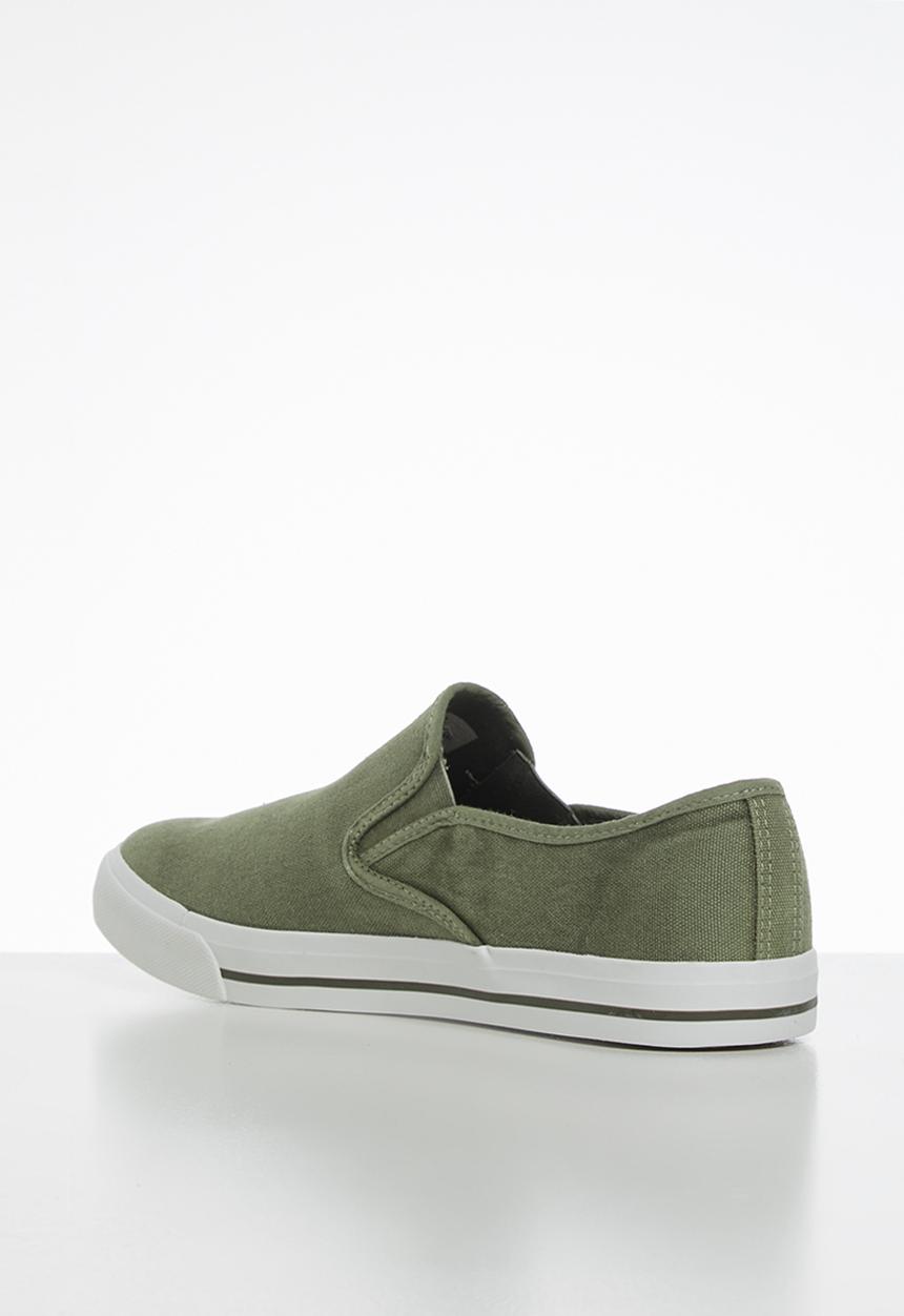 JEEP - Casual canvas slip on - khaki