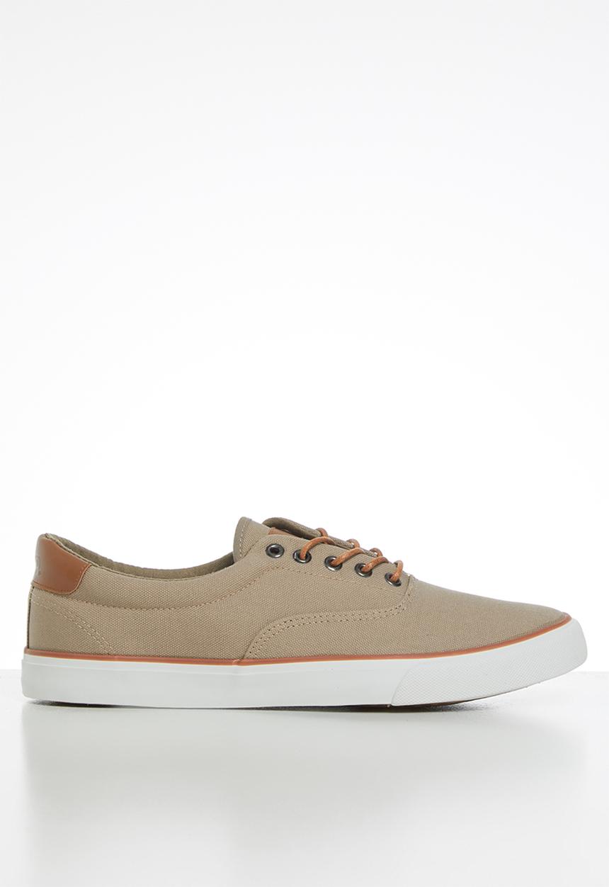 JEEP - Casual canvas sneaker - camel