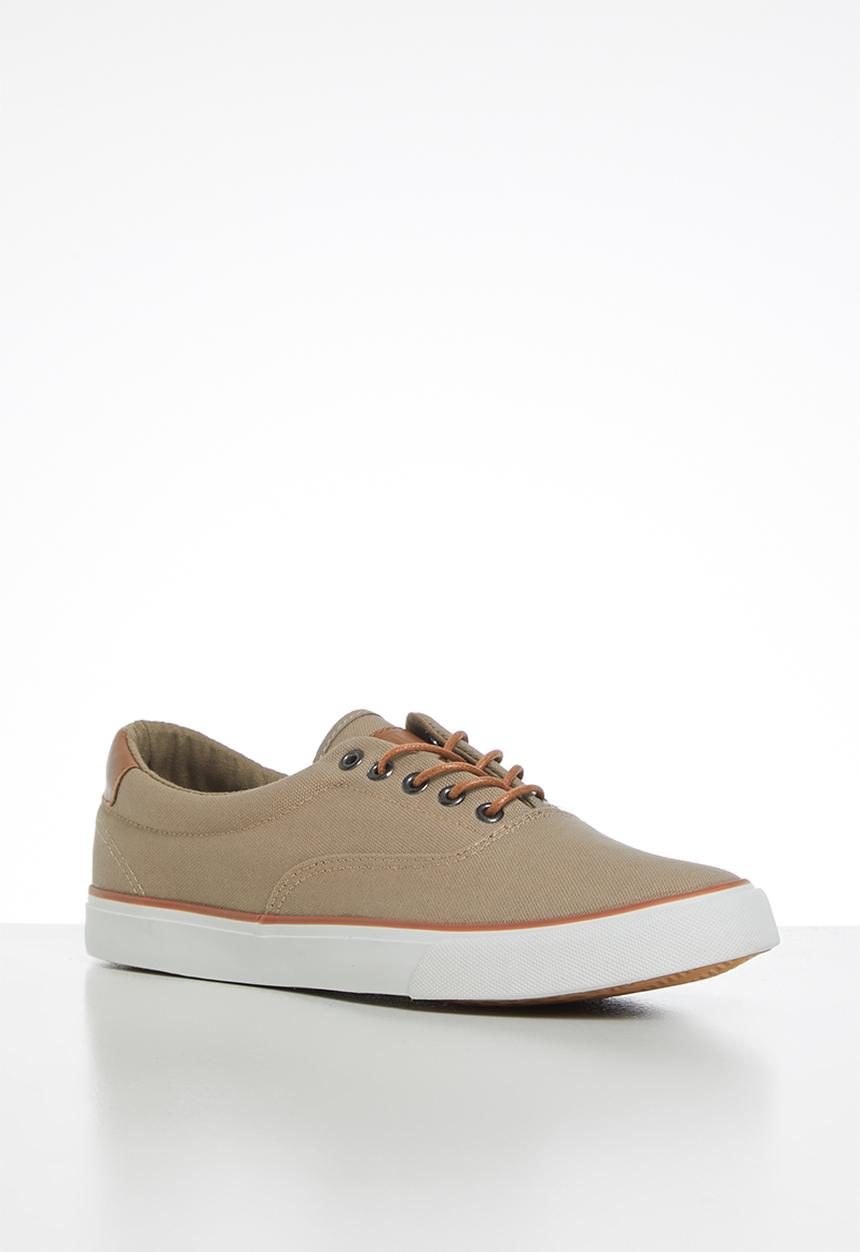 JEEP - Casual canvas sneaker - camel