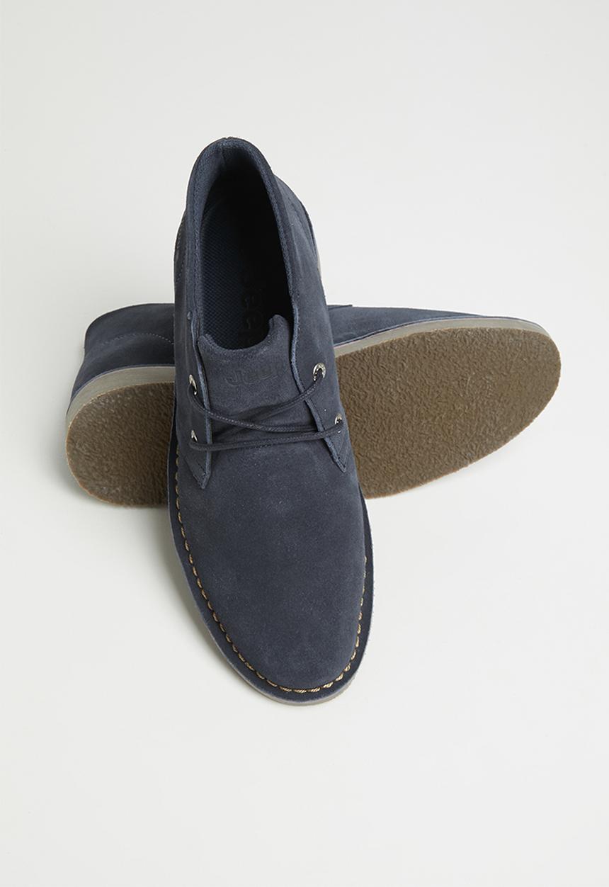 JEEP - Suede felt skoen boot - navy