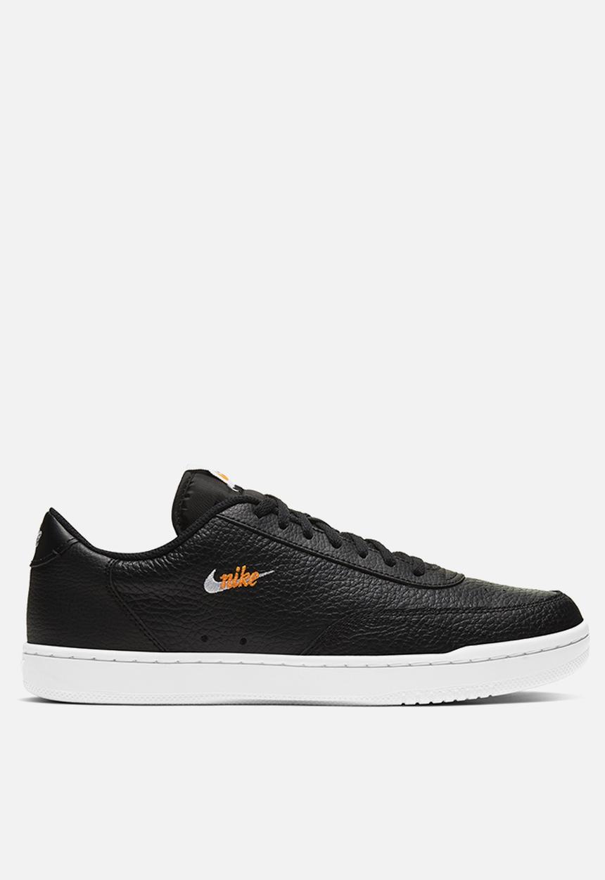 Nike - Court Vintage Premium - black/white-total orange