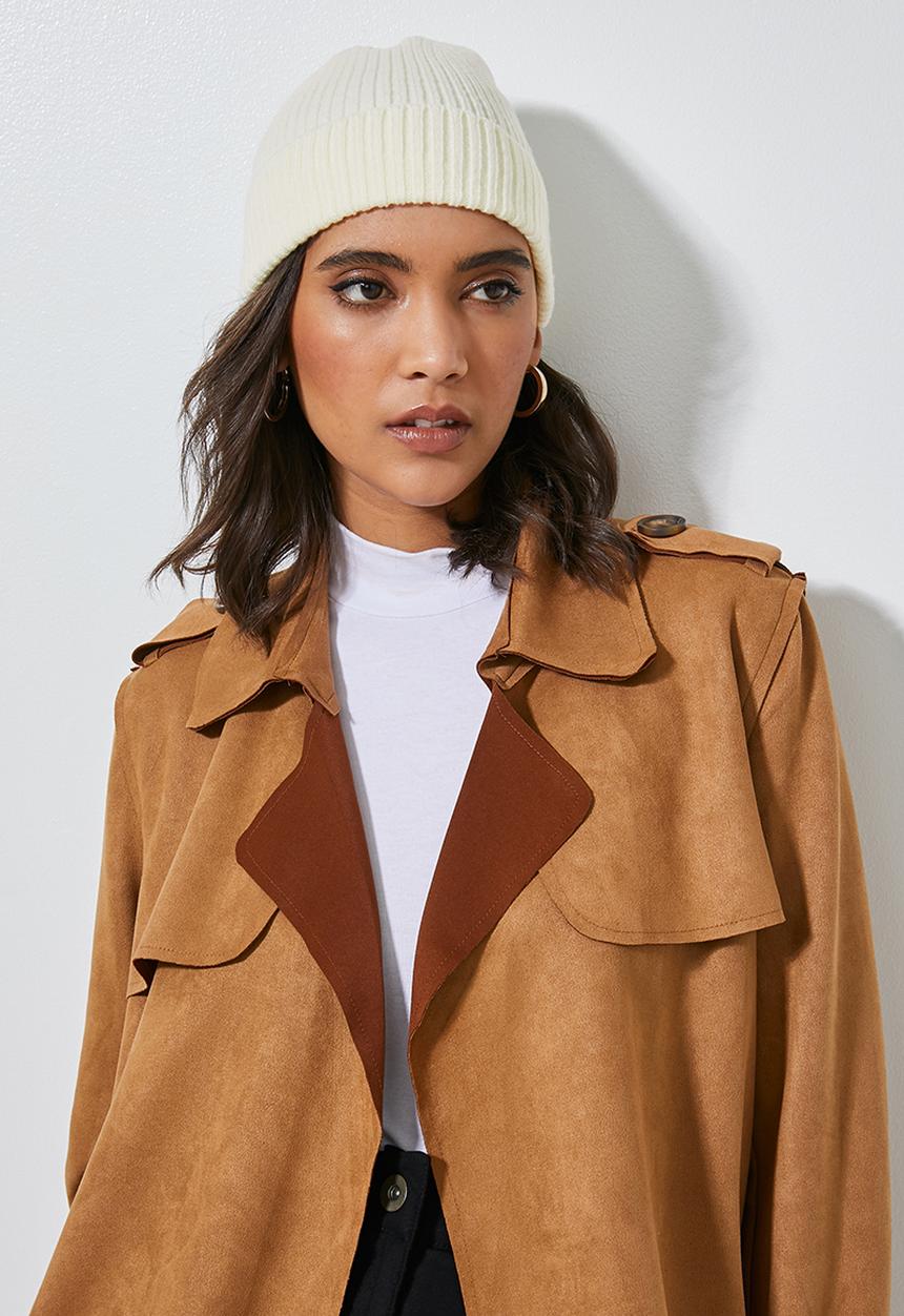 Superbalist - Fine knit beanie - cream