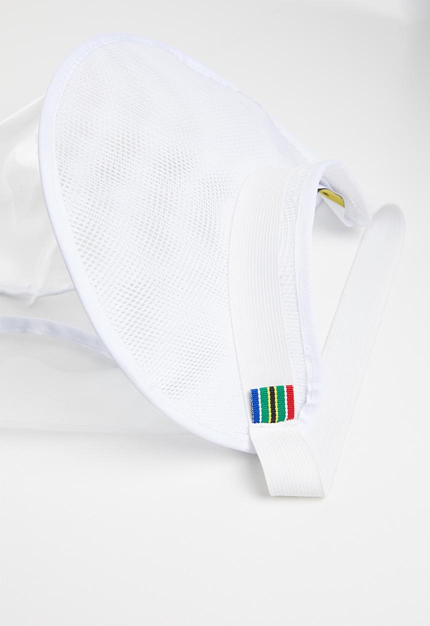 Crystal Birch - Shield visor - white