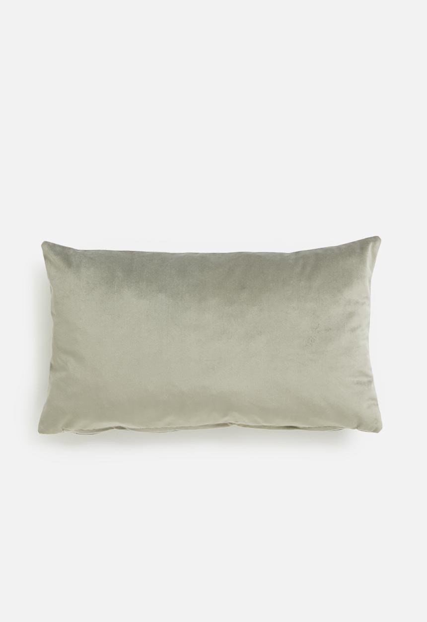 Hertex Haus - Outdoor velvet cushion cover - shale