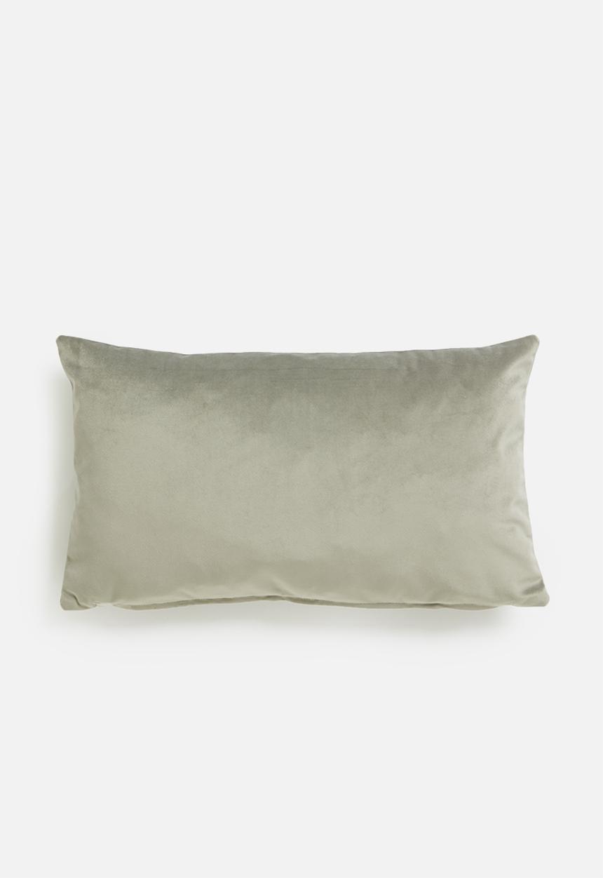 Hertex Haus - Outdoor velvet cushion cover - shale