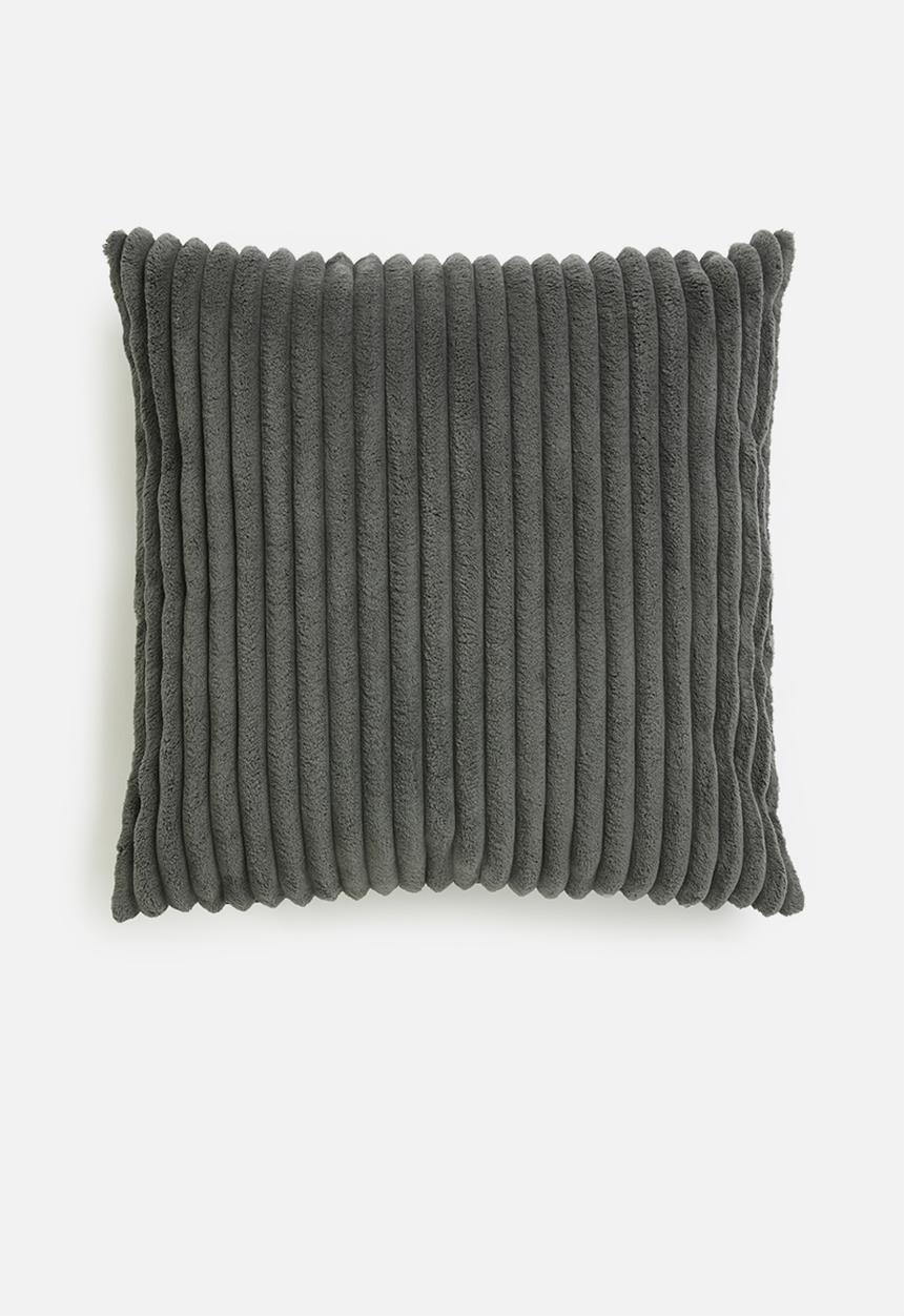 Hertex Haus - Mega cord cushion cover - pewter