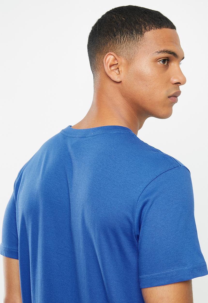 adidas Performance - Bos crew short sleeve tee - blue & white