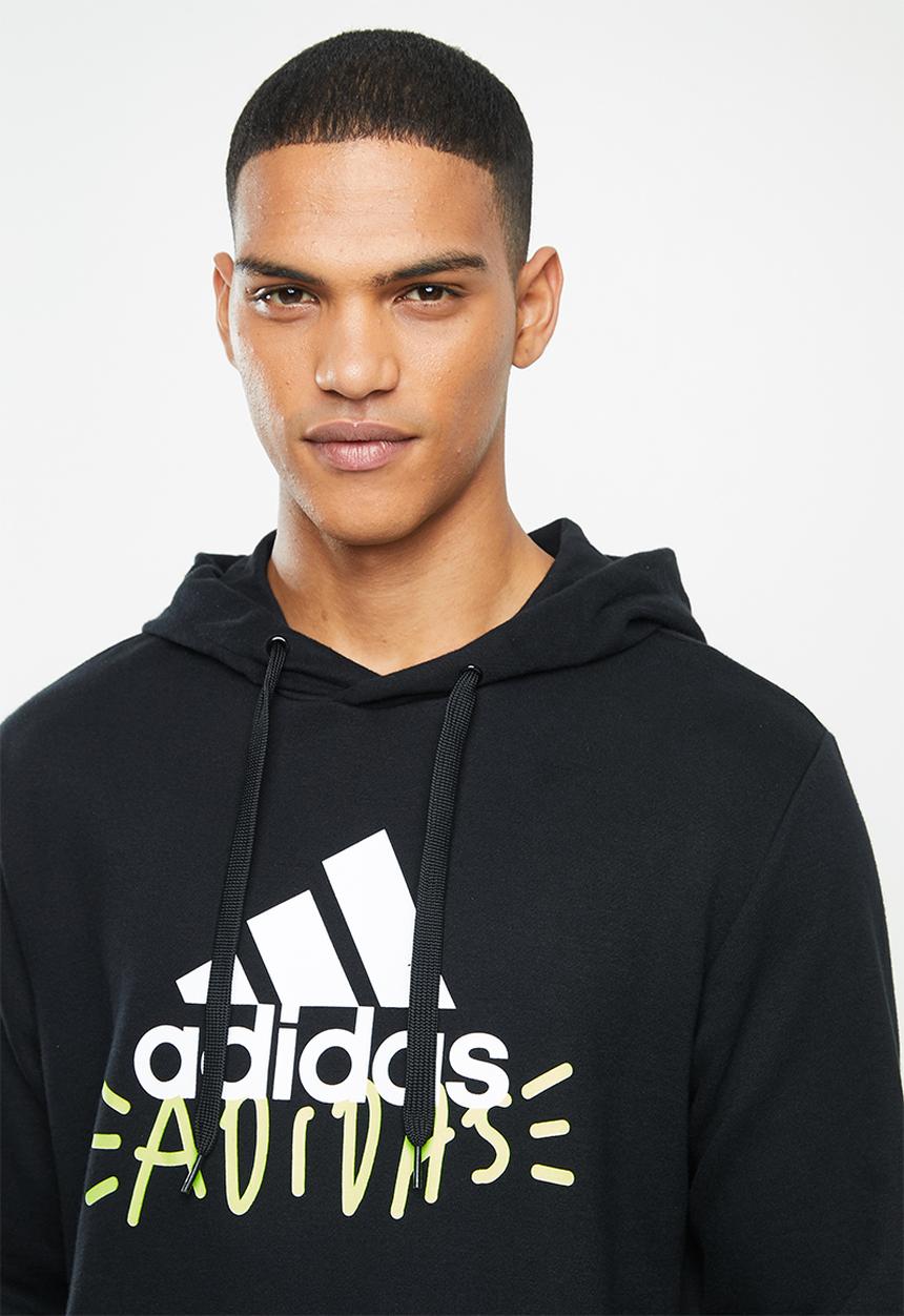 adidas Performance - Graphic hoodie - black