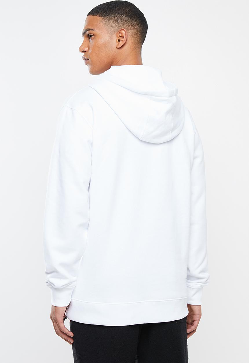 Vans - Classic pullover hoodie - white & red 