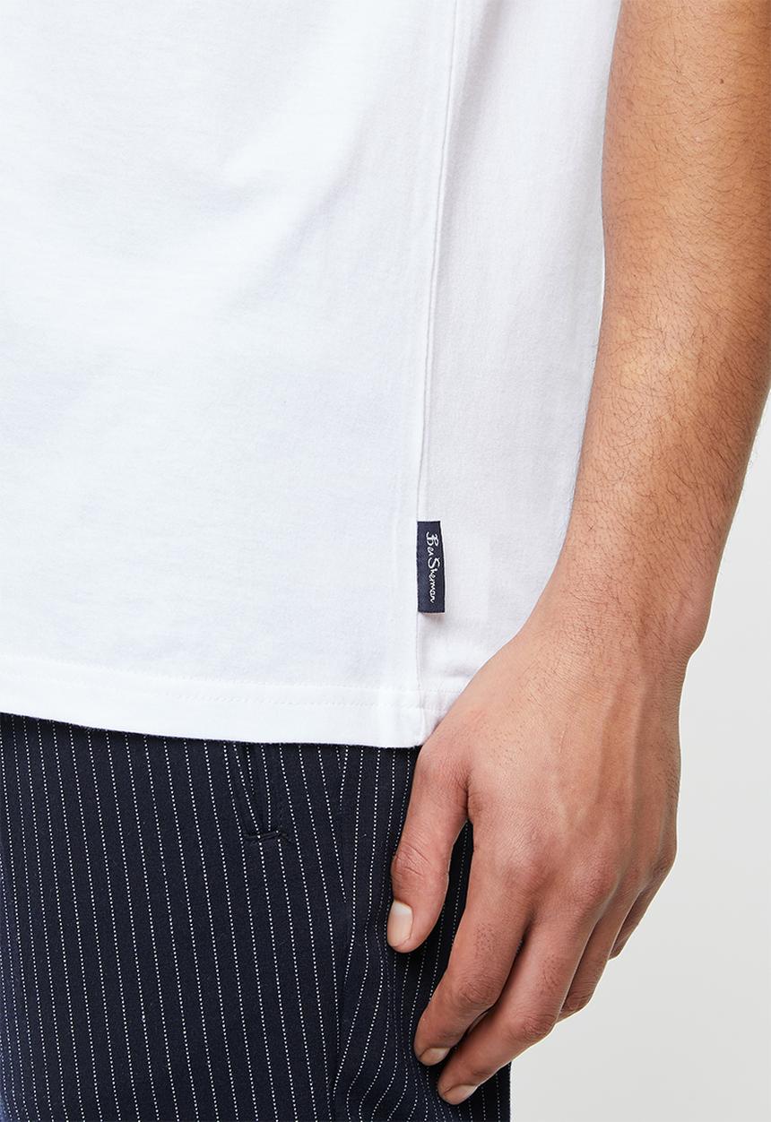 Ben Sherman - Motocyle tee - white