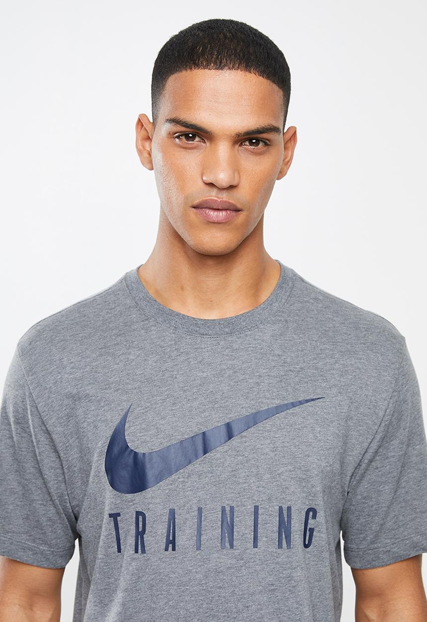 Nike - Dry train short sleeve tee - grey 