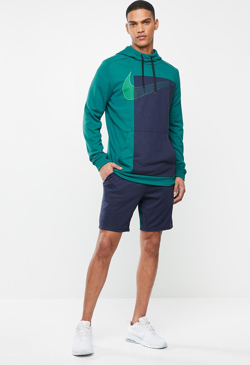 Nike - Dry 5.0 px gfx shorts - midnight navy & bright spruce