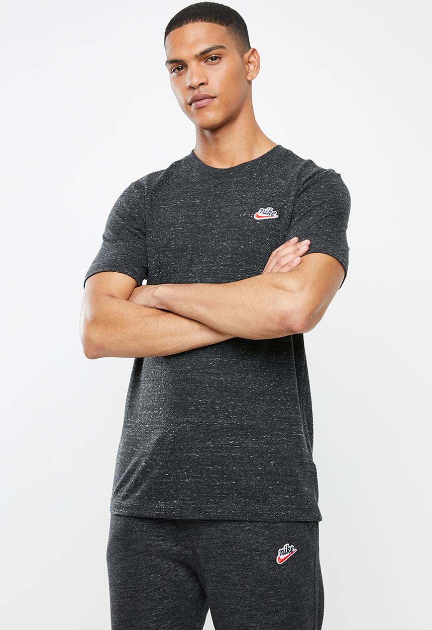 Nike - Nike sportswear heritage lbr short sleeve tee - grey