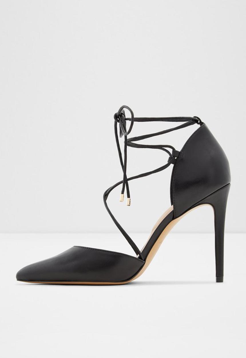 ALDO - Finsbury leather heels - black